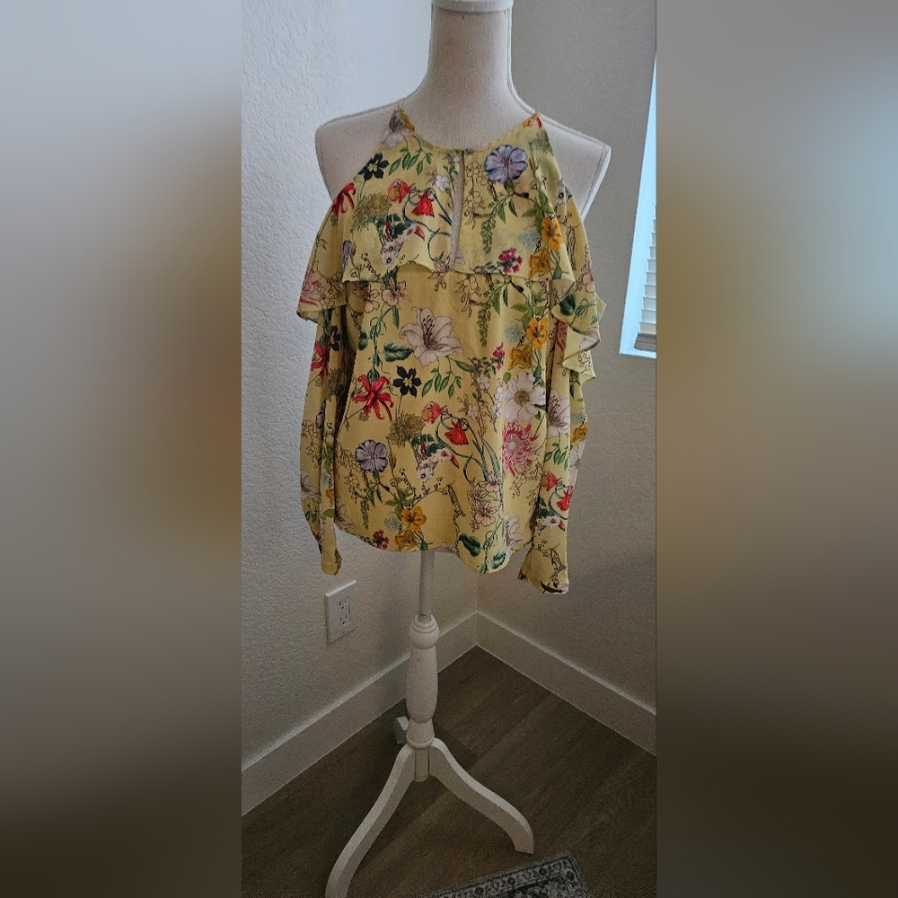 Parker Yellow Floral Blouse
